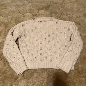SO Textured Cream Sweater